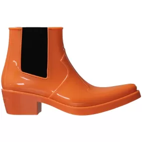 Calvin Klein Carol Rubber Womens Orange Wellington Boots